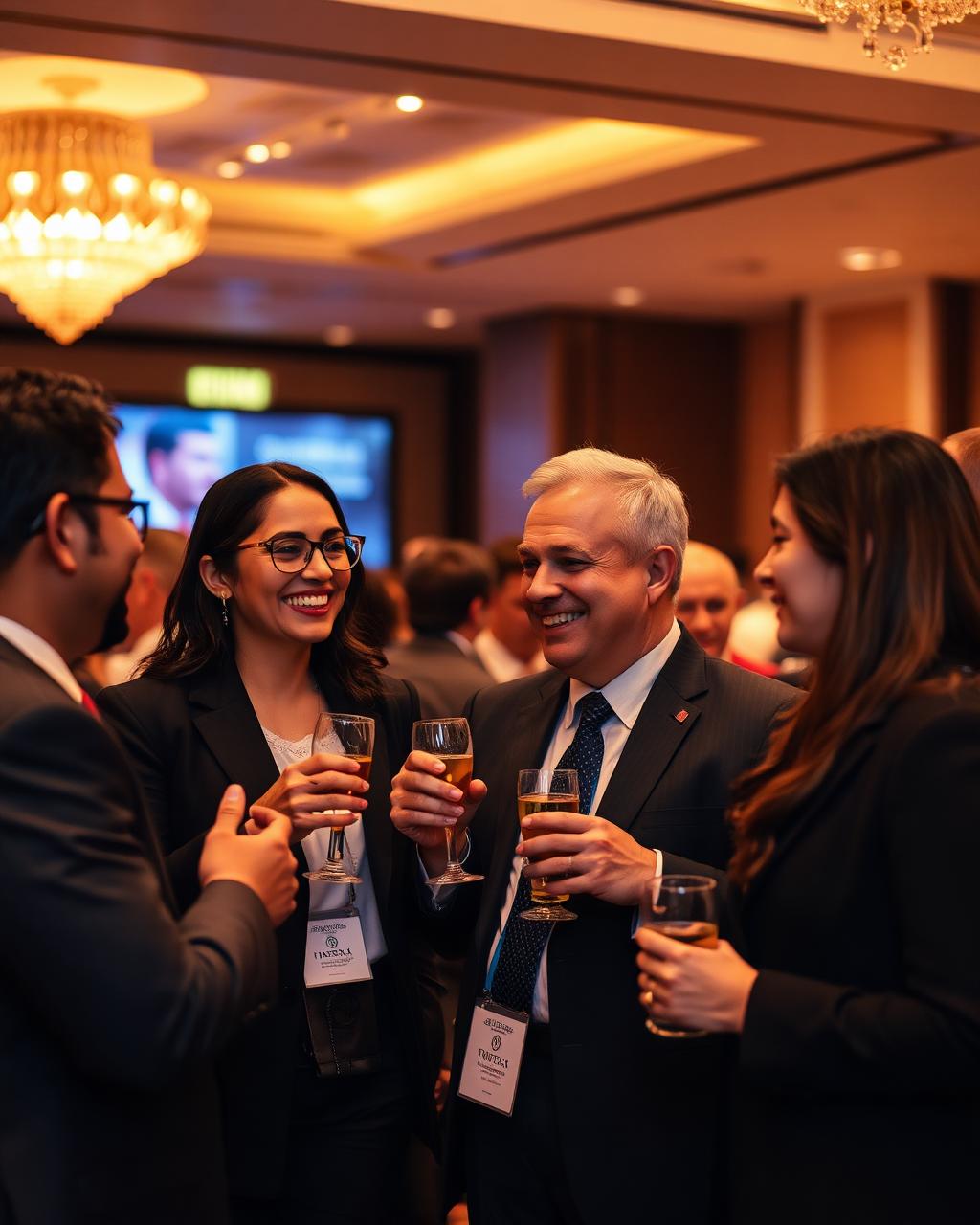 Networking — captured by guests